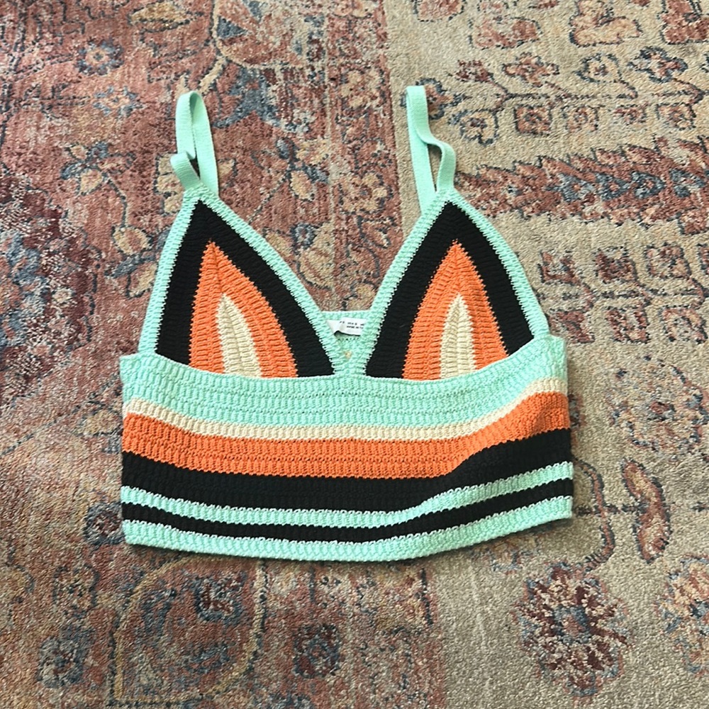 Zara Crochet Bra Top